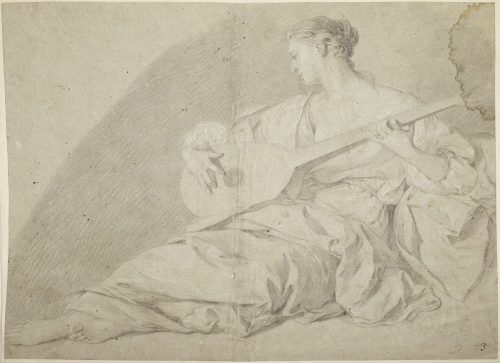 Pierre Subleyras (Künstler*in), Studie für eine Allegorie der Musik, 1732