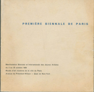 Première Biennale de Paris