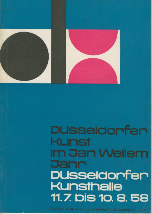 Wirtschaftsverband bildender Künstler Nordrhein-Westfalen (Herausgeber*in), Düsseldorfer Kunst im Jan Wellem Jahr, 1958