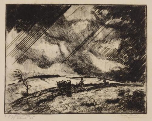 Josef Steib (Künstler*in), Sturm, 1925