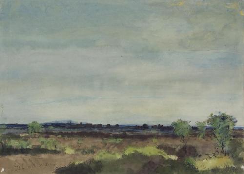 Josef Steib (Künstler*in), Frühling im Moor, 1928