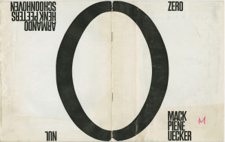 nul ZERO. Armando, Henk Peeters, Schoonhoven, Mack, Piene, Uecker