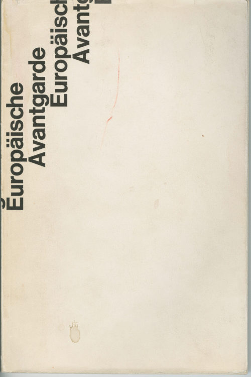 Galerie d (Herausgeber*in), Europäische Avantgarde, 1963