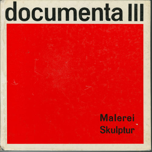 Prof. Arnold Bode (Herausgeber*in), documenta III Kassel '64. Malerei und Skulptur, 1964