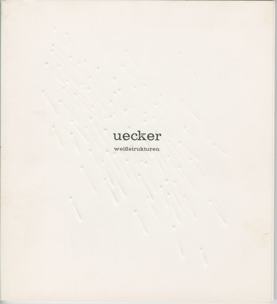 Uecker. Weißstrukturen