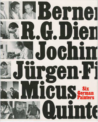 Six German Painters. Berner, R.G. Dienst, Jochims, Jürgen-Fischer, Micus, Quinte