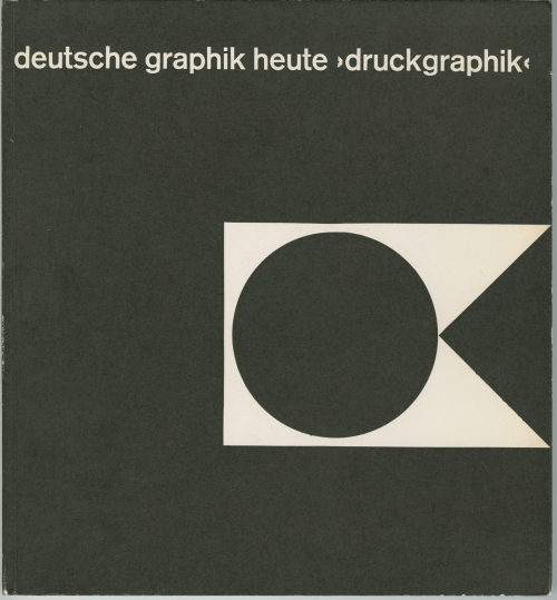 Kunstverein Augsburg e.V. (Herausgeber*in), Deutsche Graphik heute. Druckgraphik, 1965