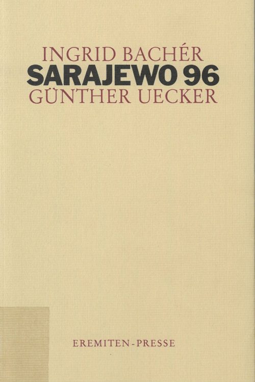 Cover des Bandes "Sarajewo 96", Eremiten-Presse 1996