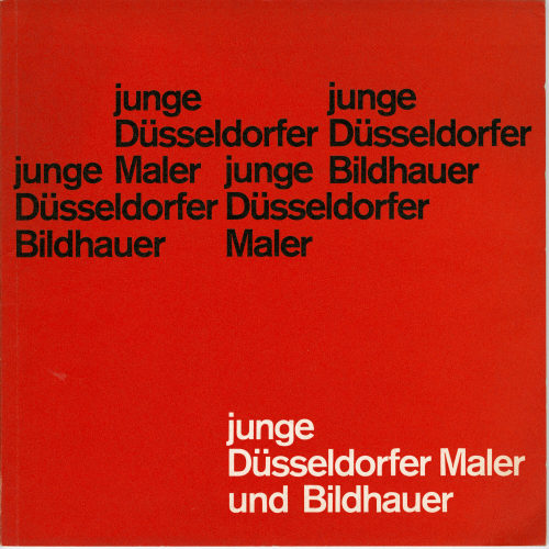 Kunstverein Wolfsburg e.V. (Herausgeber*in), junge Düsseldorfer Maler und Bildhauer, 1966