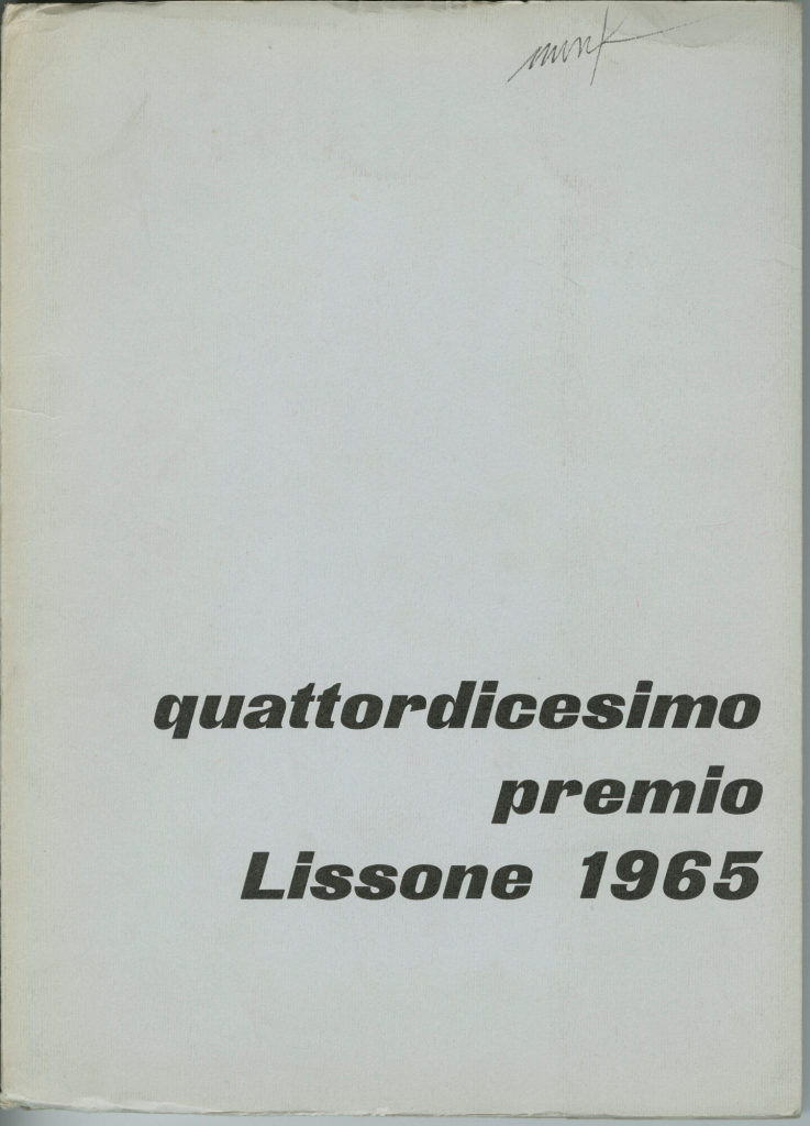 Quattordicesimo premio Lissone. Biennale internazionale di pittura 1965