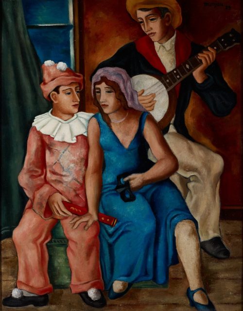 Franz Monjau (Künstler*in), Karneval, 1929