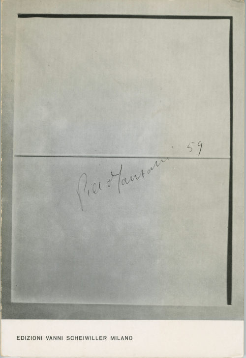 Vanni Scheiwiller (Herausgeber*in), Piero Manzoni. Azimuth. Edizioni Vanni Scheiwiller, 1967