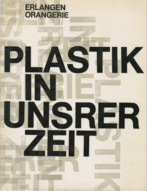 Der Gemeinnützige Verein Erlangen e. V. (Herausgeber*in), Plastik in unserer Zeit, 1966