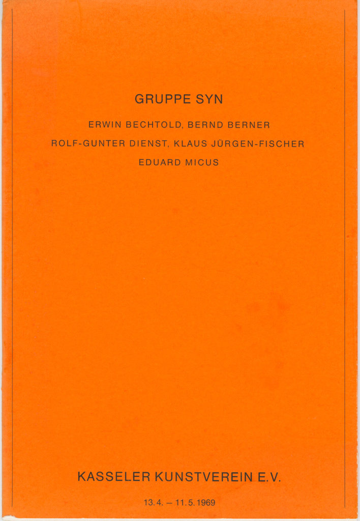 Gruppe Syn. Erwin Bechthold, Bernd Berner, Rolf-Gunter Dienst, Klaus Jürgen-Fischer, Eduard Micus