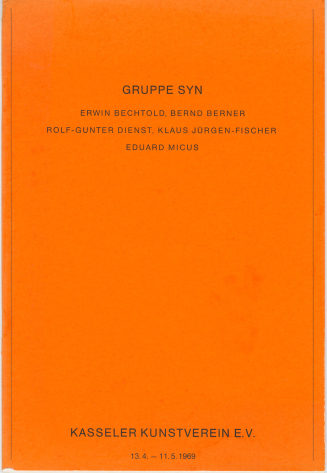 Gruppe Syn. Erwin Bechthold, Bernd Berner, Rolf-Gunter Dienst, Klaus Jürgen-Fischer, Eduard Micus