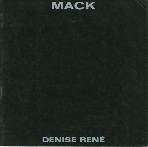 Galerie Denise René (Herausgeber*in), Mack. Un Rotorelief, [1967]