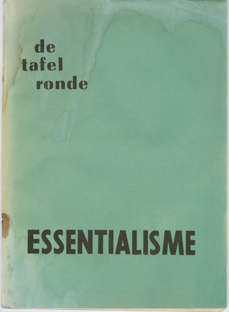 de tafelronde. Essentialisme