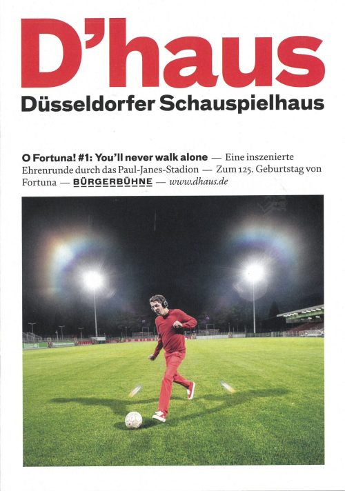 Programmheft zu " O Fortuna! #1: You'll never walk alone. Premiere am 12. September 2020 im Pau ...