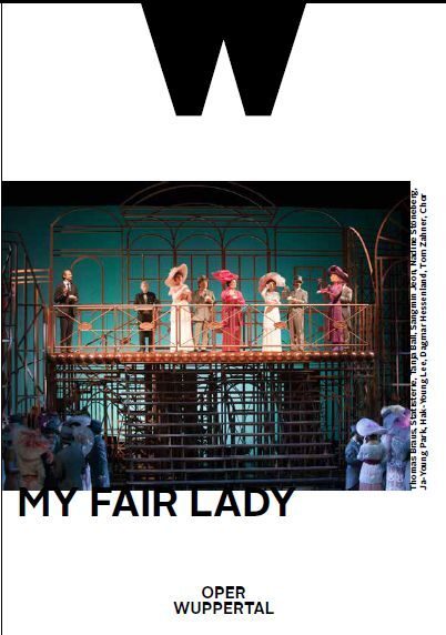 Programmheft (Titel) zu "My Fair Lady"  - Musical von Frederick Loewe. Premiere am 20.10.2017 i ...