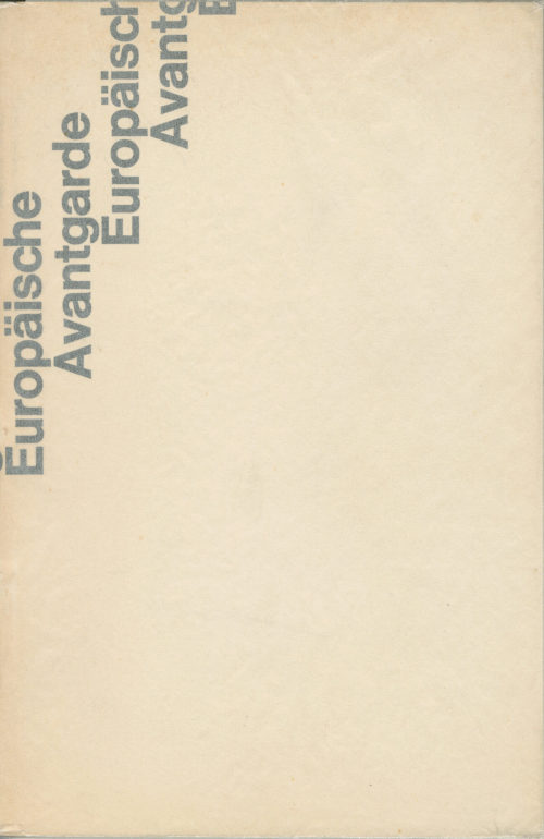 Heinz Mack (Künstler*in), Europäische Avantgarde. Galerie d zeigt, 1963