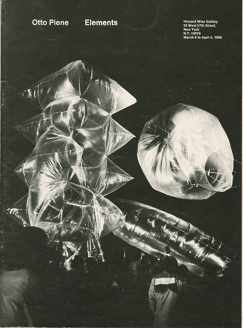 Howard Wise Gallery (Beteiligte Institution), Otto Piene. Elements, 1969