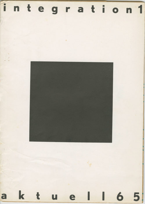 Herman de Vries (Künstler*in), Integration 1. Aktuell, 1965