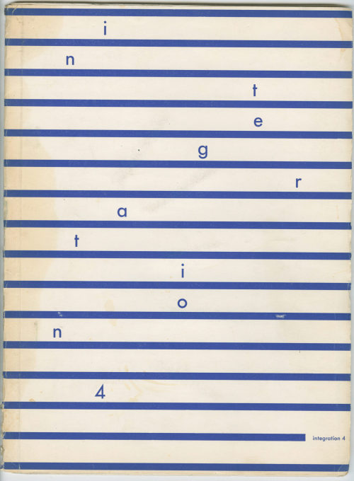 Herman de Vries (Künstler*in), Integration 4. Revue voor een niewe konseptie in kunst en kultuur, 1965