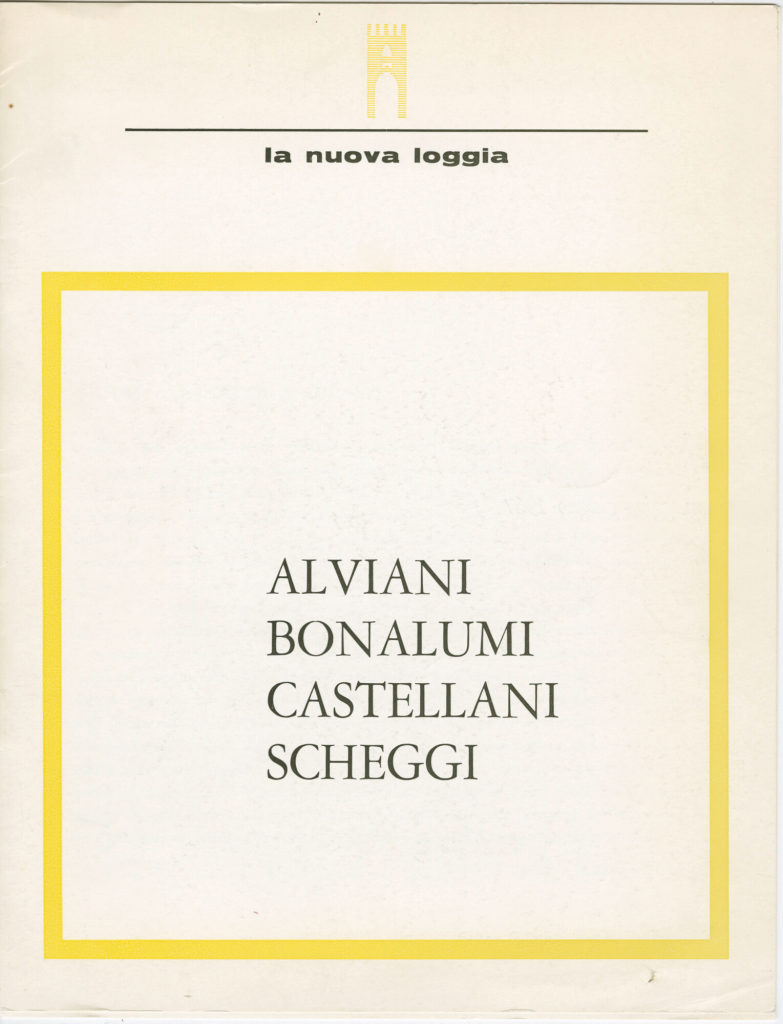 Alviani Bonalumi Castellani Scheggi