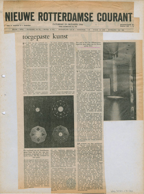 Van Abbemuseum (Beteiligte Institution), KunstLichtKunst, 1966