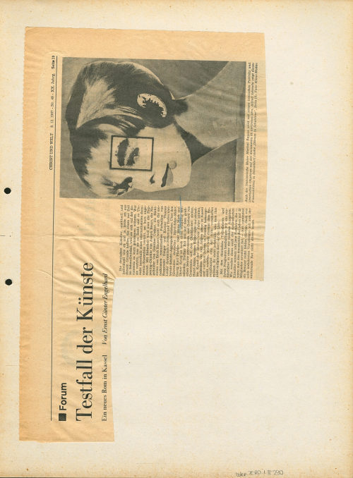 Günther Uecker (Künstler*in), documenta 4, 1967