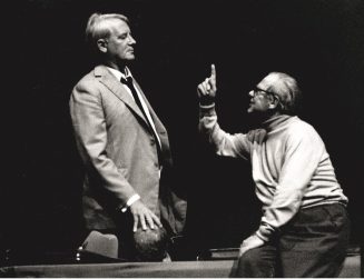 Richard Münch, Karlheinz Stroux bei der Probe zu Faust I. 