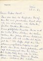 Brief von Hildegard Knef an Axel Eggebrecht, 1. Seite