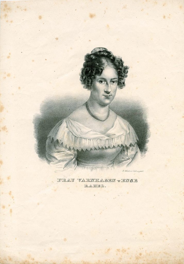 Lithografie von Rahel Varnhagen von Ense