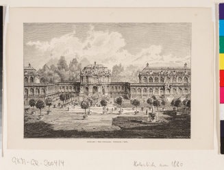 Dresden : The Zwinger ; Interior View