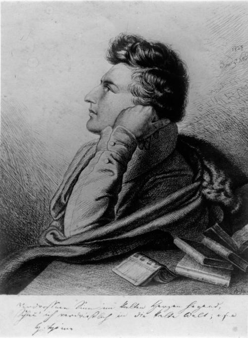 Heinrich Heine (Dargestellt), Heinrich Heine, 1827