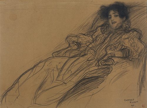 Gustav Klimt (Künstler*in), Dame im Morgengewande, 1896