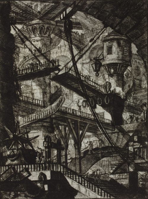 Giovanni Battista Piranesi (Künstler*in), Die Zugbrücke, 1761