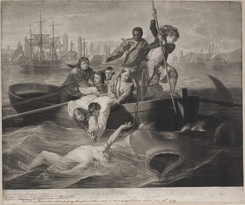 Valentine Green (Künstler*in), A Youth Rescued From A Shark, 1779