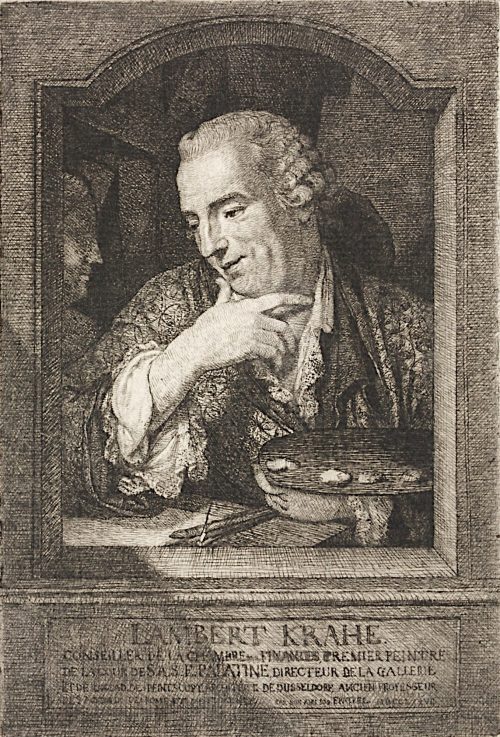 Joseph Fratrel <der Ältere> (Künstler*in), Porträt Lambert Krahes, 1776