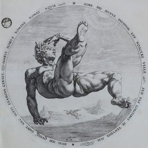 Hendrick Goltzius (Künstler*in), Ikarus, 1588