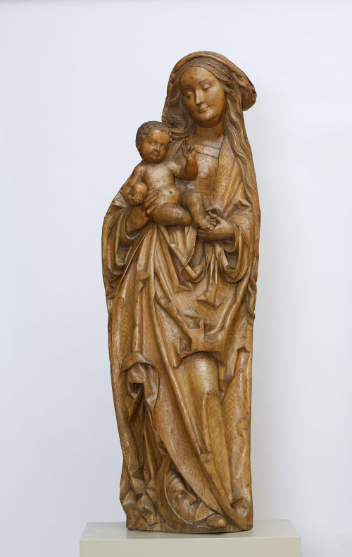 Daniel Mauch (Künstler*in), Madonna auf der Mondsichel (Oertel-Madonna), ca. 1500–1510