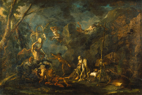 Alessandro Magnasco (Künstler*in), Die Versuchung des hl. Antonius, ca. 1700–1749