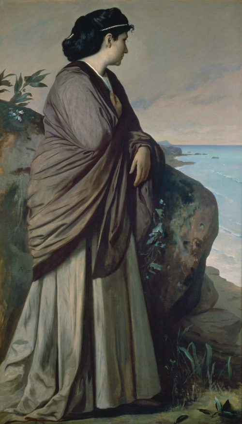 Anselm Feuerbach (Künstler*in), Am Meer (Moderne Iphigenie), 1875