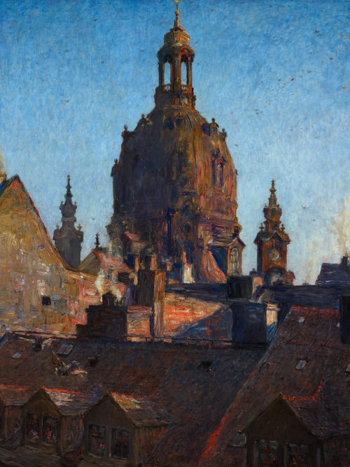 Gotthardt Kuehl (Künstler*in), Die Frauenkirche zu Dresden, ca. 1900