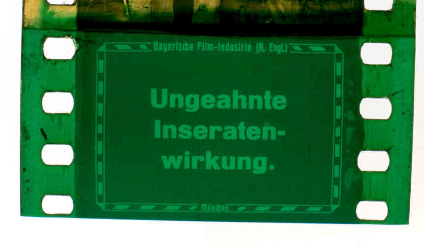 Filmkader zeigt Einzelbild des Films.