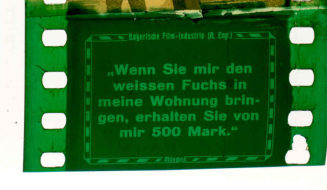 Filmkader zeigt Einzelbild des Films.