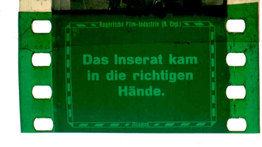 Filmkader zeigt Einzelbild des Films.
