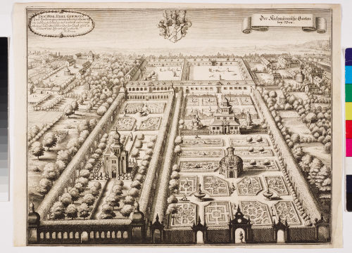 Matthaeus Merian der Ältere (Illustrator*in), Der Kielmännische Garten bey Wien., 1679