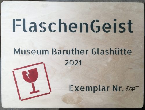 Kunstbox "FlaschenGeist", 2021