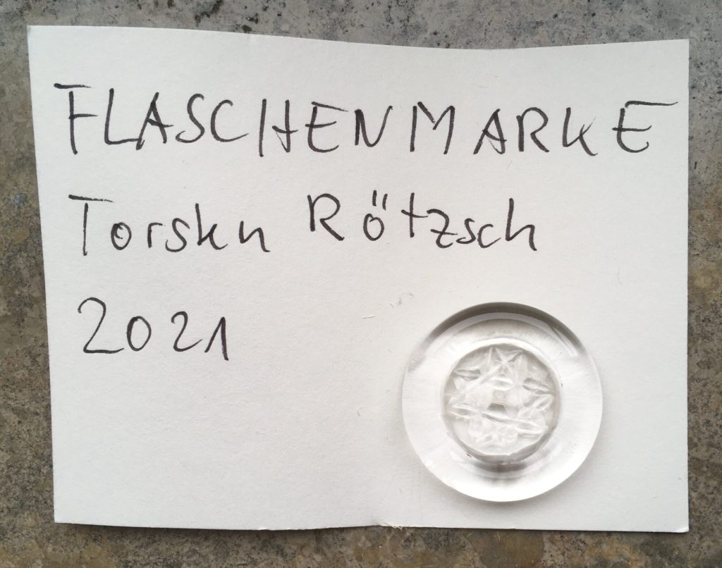 Multiple "Flaschenmarke" aus der Kunstbox "FlaschenGeist"